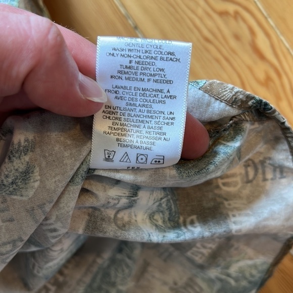 COLUMBIA SPORTSWEAR Men's Short Sleeve Button Down Graphic Fish Shirt Large - Picture 10 of 10